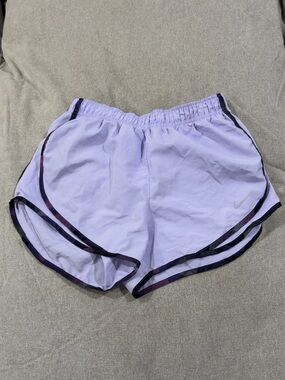 Nike Women’s Light Purple Athletic Shorts with Dark Trim